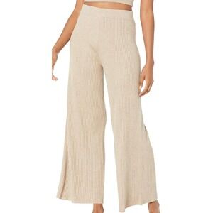The Drop Women's The Drop Catalina Pull-on Rib Sweater Pants Lounge Wear Cozy Lg